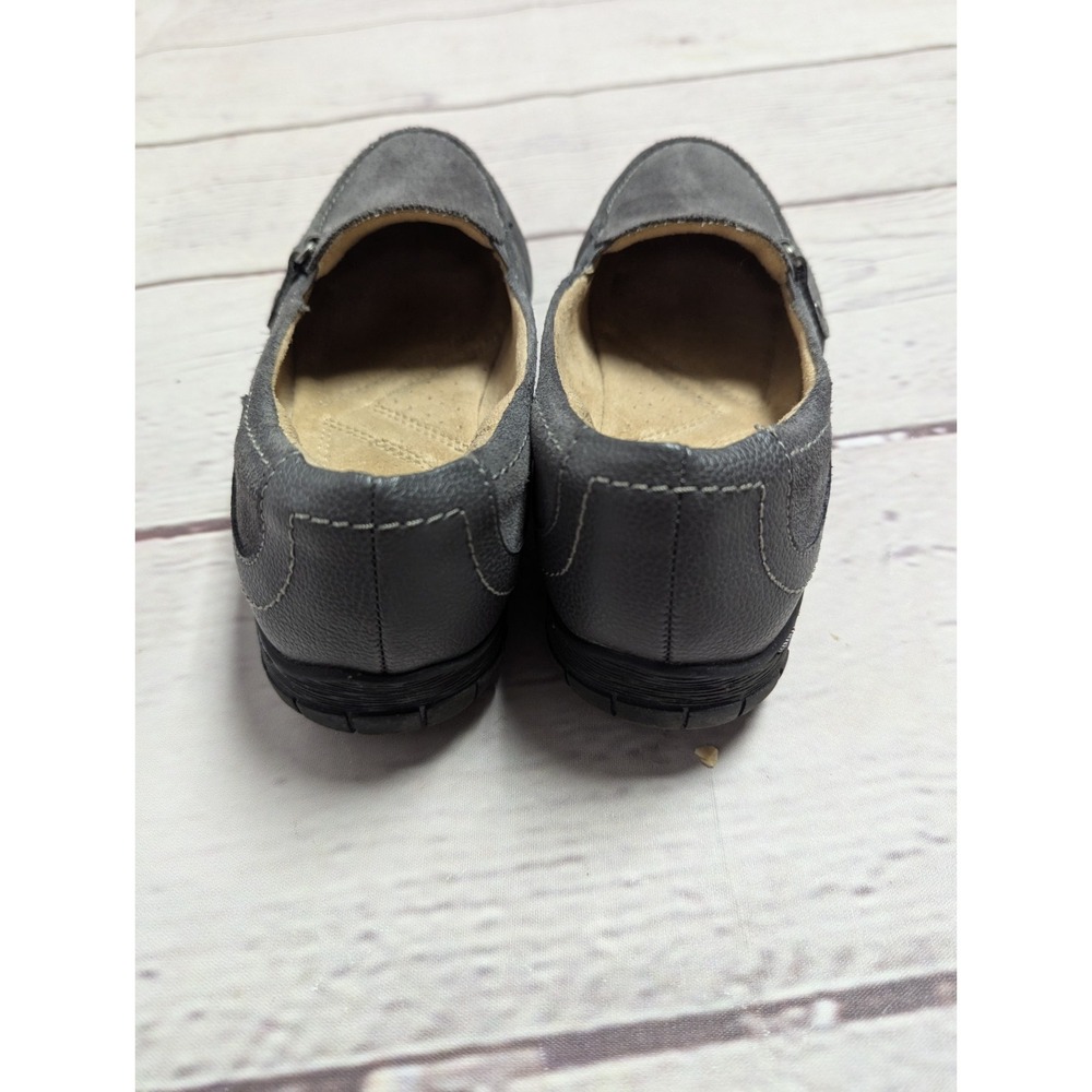 Naturalizer Rowan Casual Slip-On Loafer Flats Shoes Gray Suede Comfort Size 7.5 - Picture 4 of 10